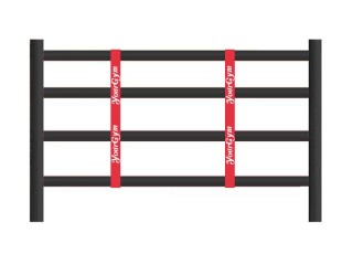 Personalized Boxing Ring Rope Dividers : Red